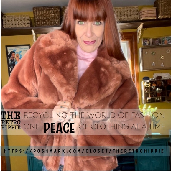 Pale Pink Faux Fur Scarf - Picture 8 of 10